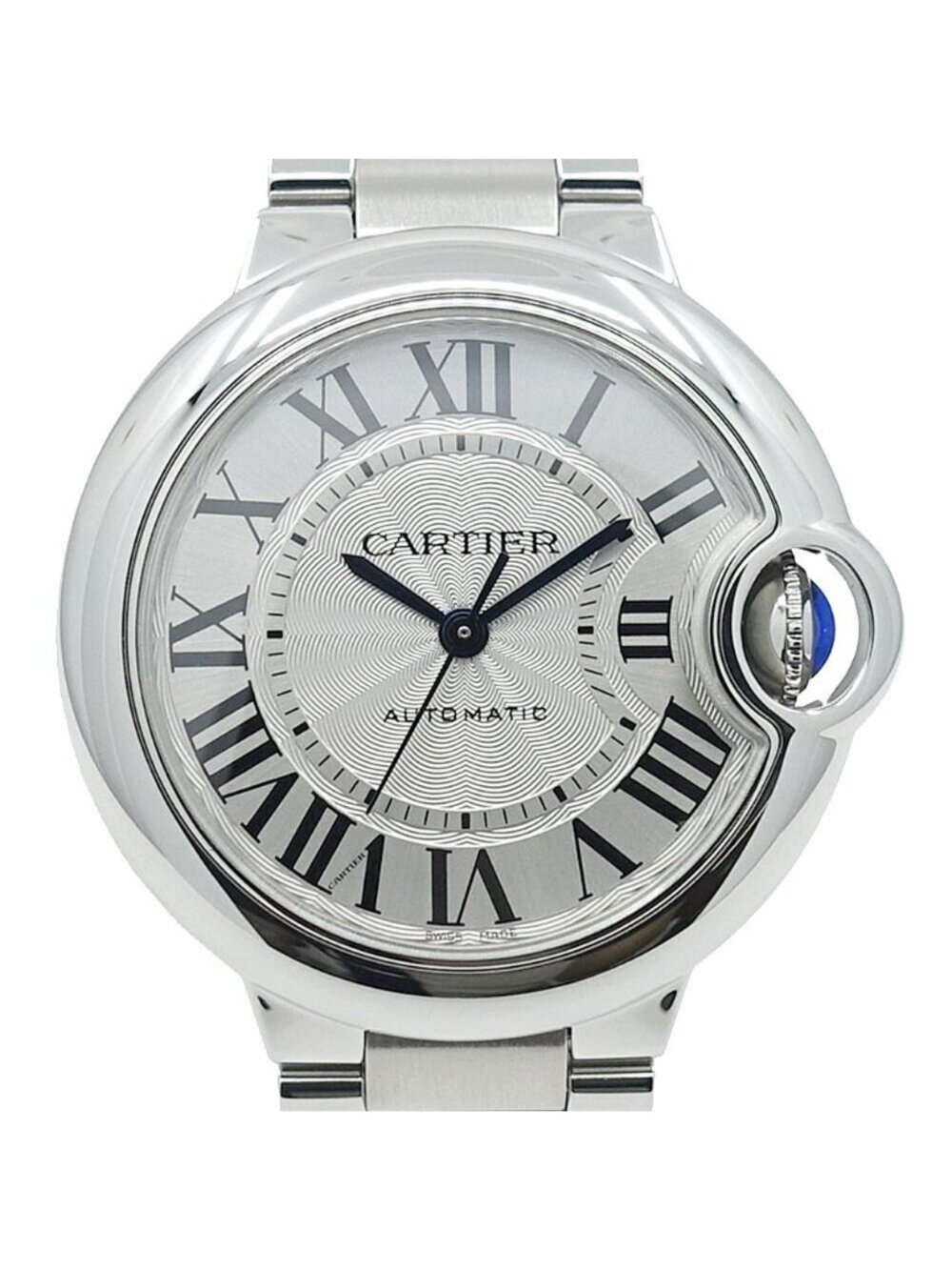 Cartier Watch Ballon Bleu 33 Silver Dial SS Automatic